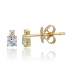 Diamond and Birthstone Stud