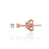 Tiny Round Diamond Stud