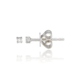 Tiny Round Diamond Stud