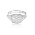 Pave Signet Ring