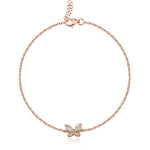 Small Pave Butterfly Bracelet