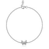 Small Pave Butterfly Bracelet