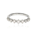 Shared Prong Round Diamond Ring