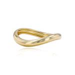 Wavy Dome Gold Ring