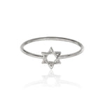 Star Of David Gold Ring