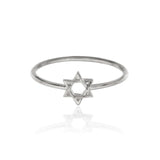 Star Of David Gold Ring