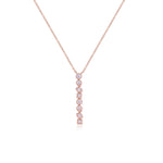 Multi Shape Bezel Diamond Necklace