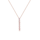 Multi Shape Bezel Diamond Necklace