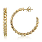 Gold Cuban Hoops