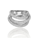 Three Wrap Diamond Ring