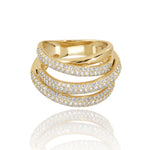 Three Wrap Diamond Ring