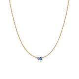 Small Two-Gemstones Necklace