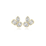 Three Small Multi Shape Diamond Earring