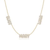 Multiple Diamond Names Necklace