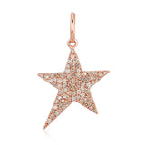 Modern Pave Star Charm