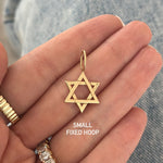 Thin Star of David Charm