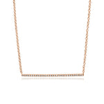 Diamond Bar Necklace