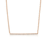 Diamond Bar Necklace