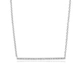 Diamond Bar Necklace