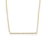 Diamond Bar Necklace