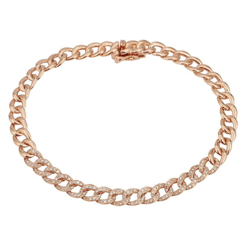 Diamond Cuban Chain Bracelet