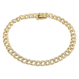 Diamond Cuban Chain Bracelet