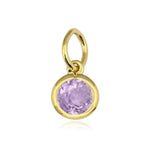 Gemstone Bezel Charm