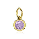 Gemstone Bezel Charm