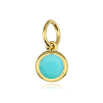 Gemstone Bezel Charm