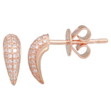 Diamond Claw Earrings