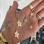 Cutout Pave Star Charm