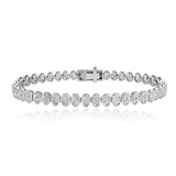 Oval Diamond Bezel Tennis Bracelet