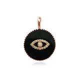 Black Onyx Pave Charm