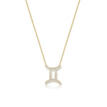 Zodiac Sign Diamond Necklace