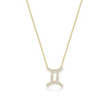 Zodiac Sign Diamond Necklace