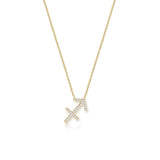 Zodiac Sign Diamond Necklace