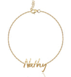 Cutout Gold Name Bracelet