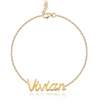 Cutout Gold Name Bracelet