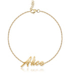 Cutout Gold Name Bracelet