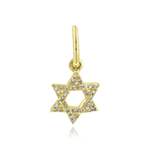 Pave Star of David Charm