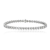 Heart Diamond Tennis Bracelet