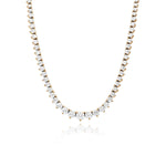 Graduated Diamond Tennis Necklace