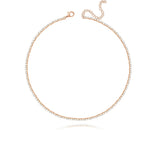 Diamond Tennis Choker Necklace