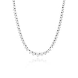 Graduated Diamond Tennis Necklace