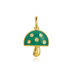 Enamel Mushroom Charm