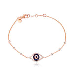 Evil Eye Bezel Bracelet