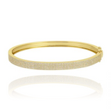 Five Line Pave Bangle