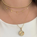 Gold Beaded Necklace