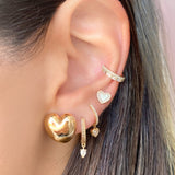 Golden Heart Earrings