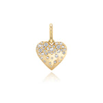 SMALL DRIPPING SCATTERED HEART CHARM